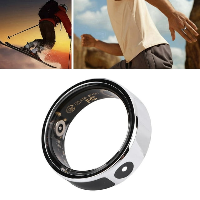 Anillo Inteligente Para Mujeres, Hombres, Anillo De Rastreador De Fitness De Salud Con Pantalla Táctil, A Prueba De Agua De 5atm, Contador De Pasos, Seguimiento Del Sueño,