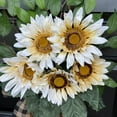 thumbnail image 2 of Farship Fall Wreath Indoor Outdoor Wreath Sunflower Basket Wreath Summer Wreaths Artificial Sunflower Decoration Farmhouse Wreath for Front Door Wall Wedding Home Decor, 2 of 5