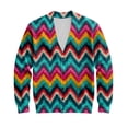 thumbnail image 6 of Fgvctg Valentine's Day Sweaters for Men Aesthetic Ribbed Knit Romantic Sweater Casual Long Sleeve Coat Love Heart Print Spring Button Up Sweaters Loose Outfit Yellow XL, 6 of 6