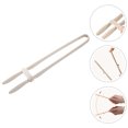 thumbnail image 2 of CIMAXIC Beige Kitchen Tongs, Multi-Function for Bread, Desserts, and Cooking, 2Pcs, 2 of 5