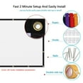 thumbnail image 4 of KTV Office Accessories Easily Install Projection Screen Projector Curtains Simple Curtain Anti-light Screen 120 INCH, 4 of 8