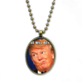 thumbnail image 1 of Interesante American Trump imagen graciosa Collar Colgante de cadena vintage Colección de joyas colgantes Unbranded M, 1 of 3