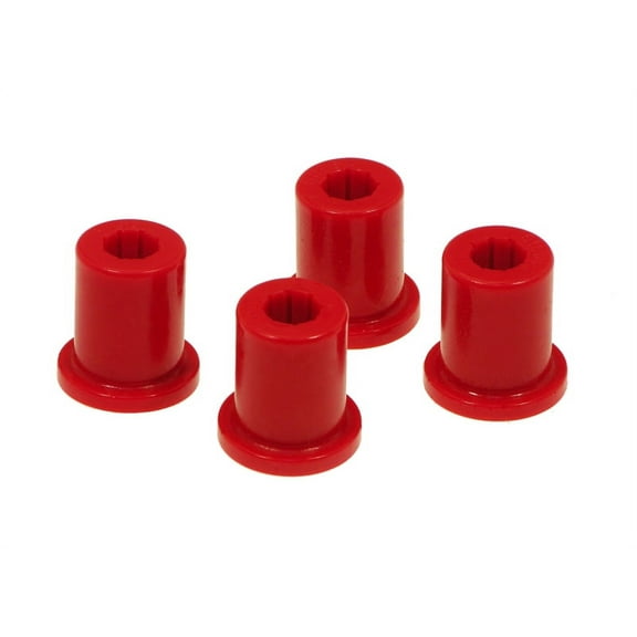Prothane 76-86 Jeep CJ5/CJ7 Rear Frame Shackle Bushings - Red Fits select: 1977,1979-1980 AMERICAN MOTORS JEEP