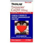 Twinlab Twinsorb CoQ10 Softgels, 45 Ct