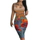 thumbnail image 1 of Vestido ajustado sin mangas con hombros descubiertos estampado Sexy informal de verano a la moda para mujer Pompotops  ghjkhdj5343, 1 of 5