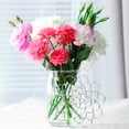 thumbnail image 5 of 3 Pieces Flower Arranger Holder Reusable Flower Frog Stainless Steel Flower Lid Arranger Metal Insert Floral Round Organizer for Arrangement Plant Fixation,Silver, 5 of 13