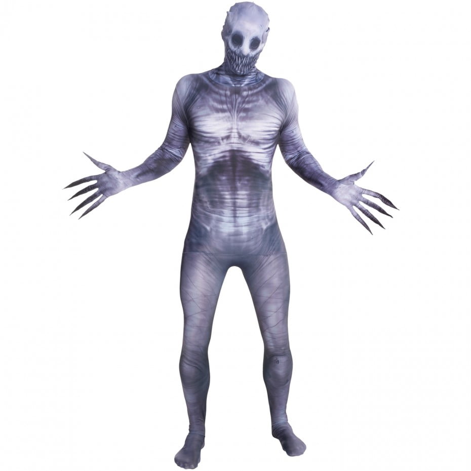 Morphsuits Men The Rake Morphsuit Morphsuit, White Grey