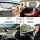 thumbnail image 4 of Non-perforated Car Sun Shield Side Screen Gauze Sun Shield Five-piece Set Of Suction Cup Sun Shield Car Side Shield Light Curtain, 4 of 9