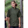 thumbnail image 1 of Uncommon Threads 0415-6501 Extra Small Short Sleeve Chef Coat in Olive, 1 of 4