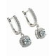 thumbnail image 2 of Arracadas Xtellar Aretes De Joyeria Fina Plata 925 Para Mujer Moissanitae sin perforacion arete largos de moda colgantes Plateado, 2 of 5