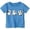 T10-Blue, variant on Ulitacool Tops For Girls Halloween O Neck Short Sleeve Cartoon Graphic Hallowma Tee 3-4 Years Yellow