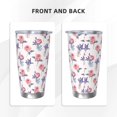 thumbnail image 3 of Goofa Lavender Flowers for 20 oz Skinny Tumbler Stainless Steel Coffee Mug Slim Vacuum Insulated Travel Cup Car Cup-Straw Two-piece Set, 3 of 8