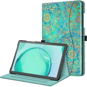 Fintie Case for Samsung Galaxy Tab A9+ / A9 Plus 11 inch 2023 Model (SM-X210/X216/X218), Multi-Angle Viewing Smart Stand Back Cover with Pocket Auto Wake/Sleep, Shades of Blue