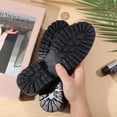 thumbnail image 3 of Anti Skid Rubber Shoes Bottom Heel Sole Wear Resistant Raised Grain Repair Sole Pad for Boots Leather Shoes Black 247x92x40mm, 3 of 6