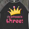thumbnail image 4 of Inktastic 3rd Birthday Princess I'm Three Girls Toddler T-Shirt, 4 of 5