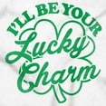 thumbnail image 2 of I'll Be Your Lucky Charm Clover Unisex Fleece Graphic Zip Up Hoodie Brisco Brands 3X, 2 of 5