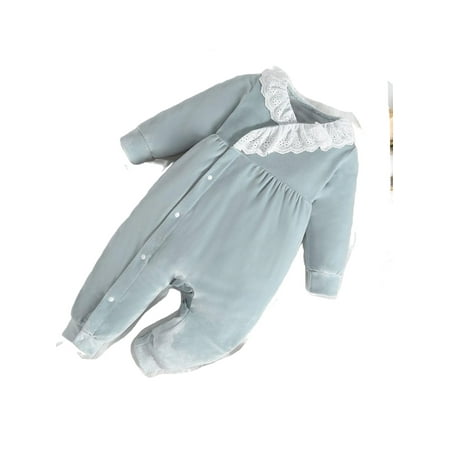 

Casual Plain V neck Sweatshirt Long Sleeve Mint Blue Baby Jumpsuits (Baby s)