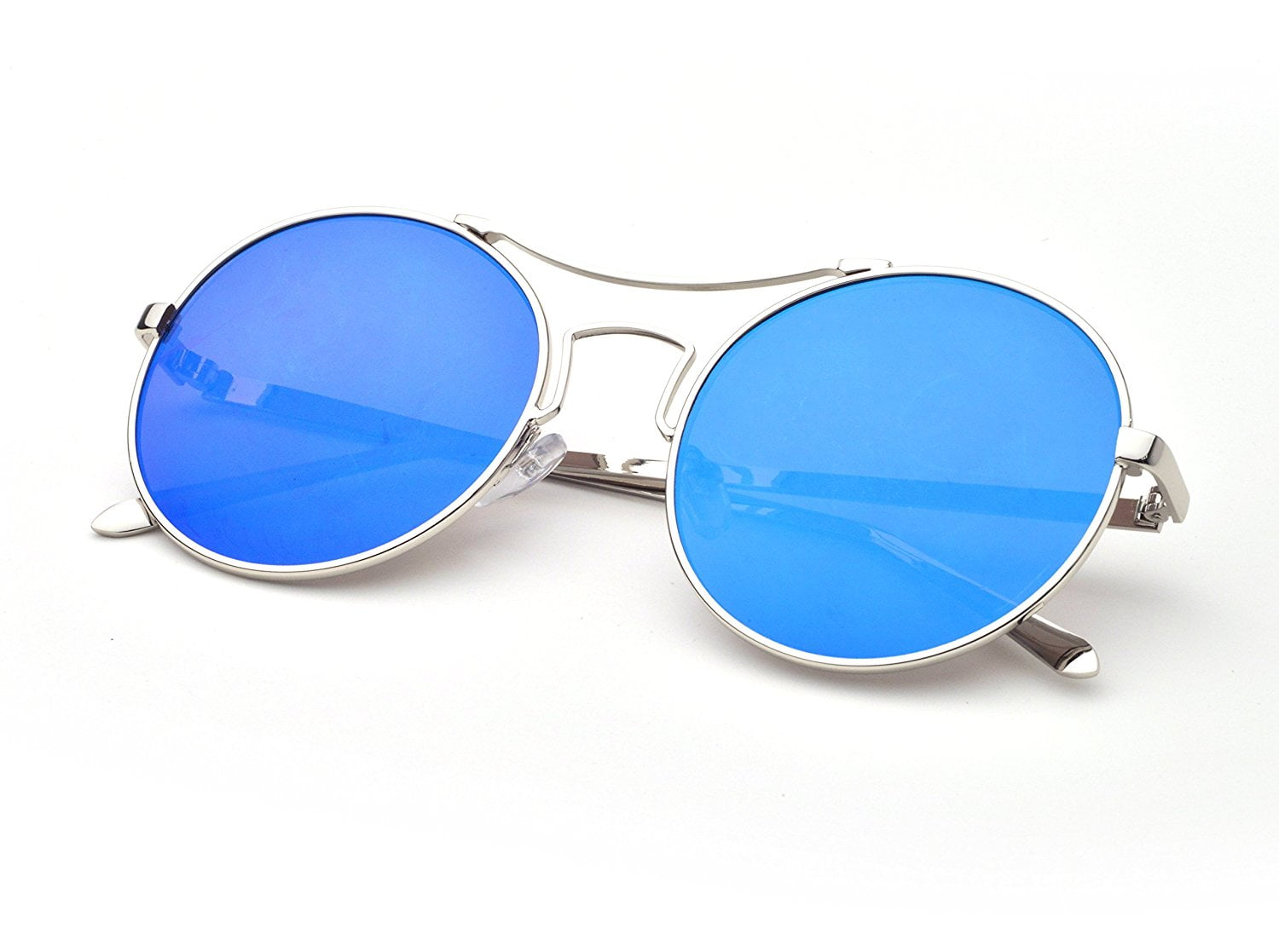Womens Ladies /'Giselle/' Round Designer sunglasses
