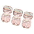 thumbnail image 4 of 3 Pieces Portable Eye Contact  with Accessory Holder Container Convenient for Women R Caps Small Size Pink, 4 of 10