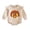 Brown, variant on KPOPLK Holiday Baby Girl Bodysuit Long Sleeve Cartoon Bubble Romper with Christmas Halloween Thanksgiving 3 6 9 12 Months(Brown,3-6 Months)
