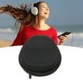 thumbnail image 3 of Headphone Case, Soft Inner Headset Storage Bag Drop  Universal EVA Zipper Design  for Travel, 3 of 8