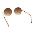 thumbnail image 4 of Arrow Metal Jewel Hinge Round Circle Lens Oversized Hippie Metal Rim Sunglasses Gold - Brown, 4 of 4