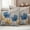 Blue, variant on Retro Floral Outdoor Waterproof Pillow Covers, Red Yellow Tulips Barm Doors Farmhouse Wooden Decorative Rectangle Throw Pillowcase Sofa Cushion Sham for Patio/Couch/Chair, 20"x12" 2 Pack