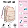 thumbnail image 5 of Bohemian Print Backpack for Adults, Large Capacity Boho Style Bookbag with Front Zipper Pocket, School Backpack for Students, Commute, Travel, College, Great Gift Idea, 5 of 5