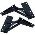 thumbnail image 1 of Surrme 2 Pcs Support de Levage Pliable à 80 Degrés, Charnières à Ressort Noires Largement Utilisées dans les Charnières de Canapé, Support de Rangement pour Meubles Qyroadwolf 2 Pcs Charnières de Levage Pliables à 80 Degrés, 1 of 5