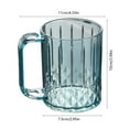 thumbnail image 3 of YiJuHui 1pcs Bathroom Tumbler - Plastic Toothbrush Cup - Reusable Drinkware - Mouthwash Cup, 3 of 6