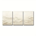thumbnail image 3 of Beige Neutral Nature Mountain Landscape Abstract Poster Set of 3, Neutral Japanese Mountain Landscape Wall Art, Minimalist Poster Art, Cream Scandinavian Decor, Unframed, 3 of 4
