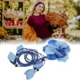thumbnail image 5 of Unique Bargains Flower Tie Adjustable Waist Belt for Women Blue, 5 of 6