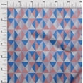 thumbnail image 3 of oneOone Polyester Spandex Rose Pink Fabric Geometric Dress Material Fabric Print Fabric By The Yard 56 Inch Wide, 3 of 4