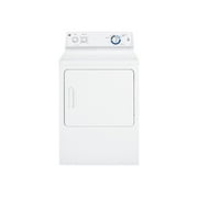 GE GTDP180EDWW - Dryer - freestanding - width: 27 in - depth: 28.3 in - height: 42 in - front loading - white on white