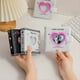 thumbnail image 3 of Mini Photo Album Easy to Carry Loose Leaf with Lovely Pendant Love Heart Hollow Enough Capacity Photocard Collection Portable Kpop Photo Card Holder, 3 of 3