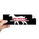 thumbnail image 1 of La responsabilidad de proteger es everyones animal Rectángulo Parachoques Pegatina Cuaderno Ventana Calcomanía, 1 of 1