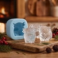 thumbnail image 5 of 2 Pack 6-Cavity Highland Cow Silicone Mold Tray - Food-Grade Silicone for Whiskey Ice Cubes, Chocolate, Soap & Crafting, Unique Animal Design for Drinks & Baking, 5 of 7