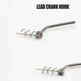 thumbnail image 4 of Weighted Swimbait Hooks, Heads with Lock, Soft Plastic Worm Fishing Hooks 1/0 2/0 3/0 4/0 5/0, 4 of 5