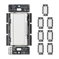 thumbnail image 1 of Interruptor de intensidad Lutron Maestro LED+ 150 W de ubicación única/múltiple, 1 of 6