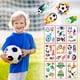 thumbnail image 1 of Juego de 15 Pegatinas de Futbol onlyliua Tatuajes Temporales, 1 of 7
