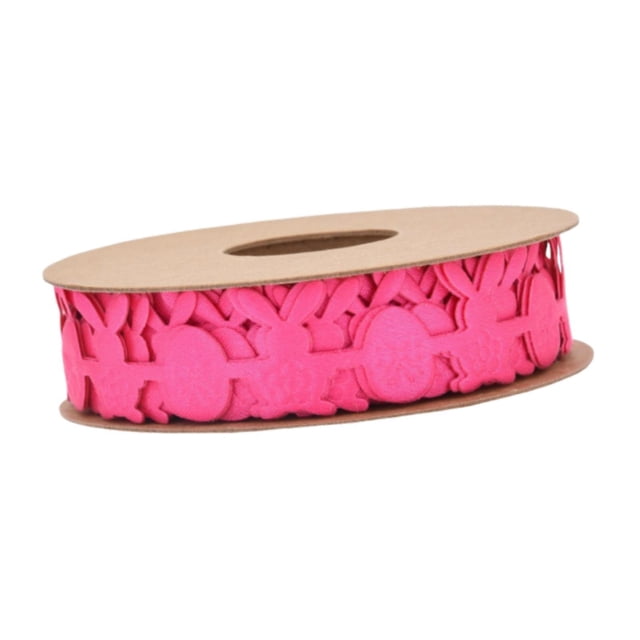 yuksok Easter Ribbon Decorative Ribbon for Wreath Party Arrangement Hair Bow Making Rose Red
