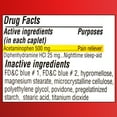 thumbnail image 7 of Equate Extra Strength Pain Reliever PM Acetaminophen 500mg and Diphenhydramine HCI 25mg Caplets, 24 Count, Compare to Tylenol® PM Extra Strength Active Ingredients, 7 of 7