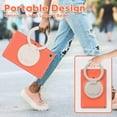 thumbnail image 3 of Dteck Kids Case for Galaxy Tab A7 10.4 2020 T500 T505 Rugged Kickstand with Pencil Holder Shockproof Heavy Duty Hybrid Three Layer Armor Silicone PC Tablet Cover, orange, 3 of 6