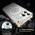 thumbnail image 4 of ELEHOLD Case for iPhone 14 Pro Max, Shockproof Magnetic Matte Case with Wireless Charging Support,Clear, 4 of 6