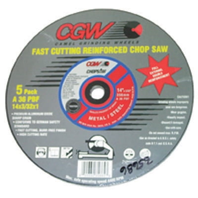 Chop Saw Blades 5Pk by CGW Abrasive