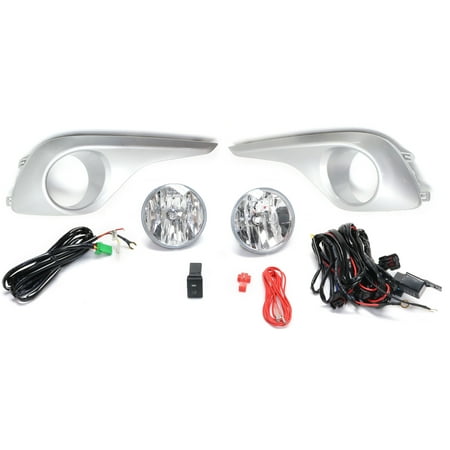 Replacement STYTY1213FL1 Fog Light Compatible with 2012-2013 Toyota Highlander Front, Left Driver and Right Passenger With bulb(s)