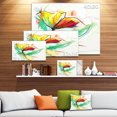 thumbnail image 3 of Nature Morte de Fleurs Jaunes Rouges - Grande Impression sur Toile Florale, 3 of 4