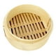 thumbnail image 5 of 2X Cesta de vaporera de bambú hecha a mano Bandeja de vaporera de mariscos para alimentos Utensilios de cocina 23cm Macarena Cesta de vapor de bambú de cocina, 5 of 8