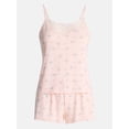 thumbnail image 6 of Joyspun Women’s Dreamy Soft Collection Lace Trim Knit Cami and Shorts Set, Sizes XS-3X, 6 of 6