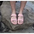 thumbnail image 4 of J-Slips Kids Hawaiian Jesus Sandals Pink Plumeria Big Kid 1/2, 4 of 4